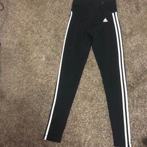 Adidas striped leggings